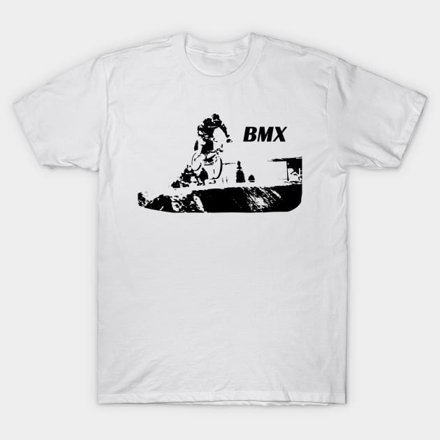 bmx racing T-Shirt by rickylabellevie